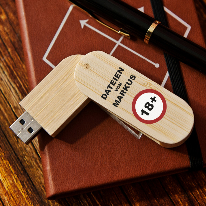 18+ - USB-Stick mit Aufdruck 18+ - USB-Stick mit Aufdruck