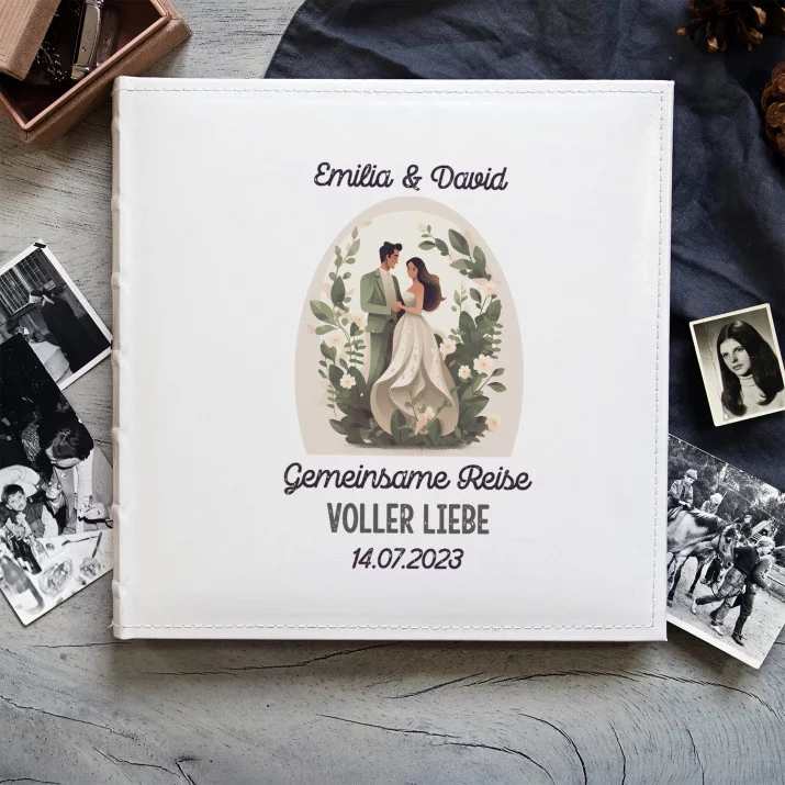 Gemeinsame Reise voller Liebe - personalisiertes Fotoalbum