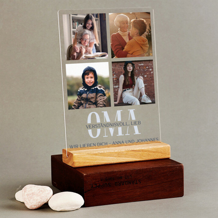 Oma - Druck auf Acrylglas