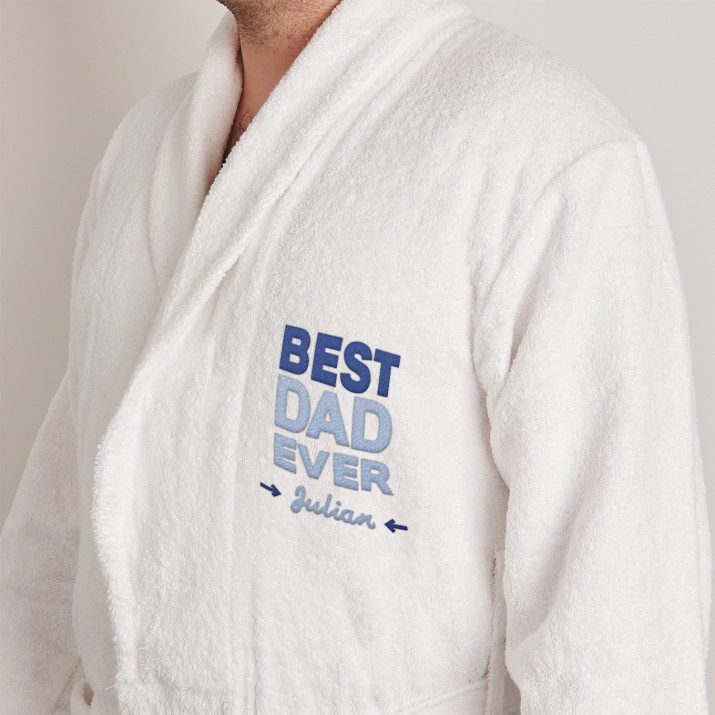Best dad ever - Herren Bademantel Best dad ever - Herren Bademantel