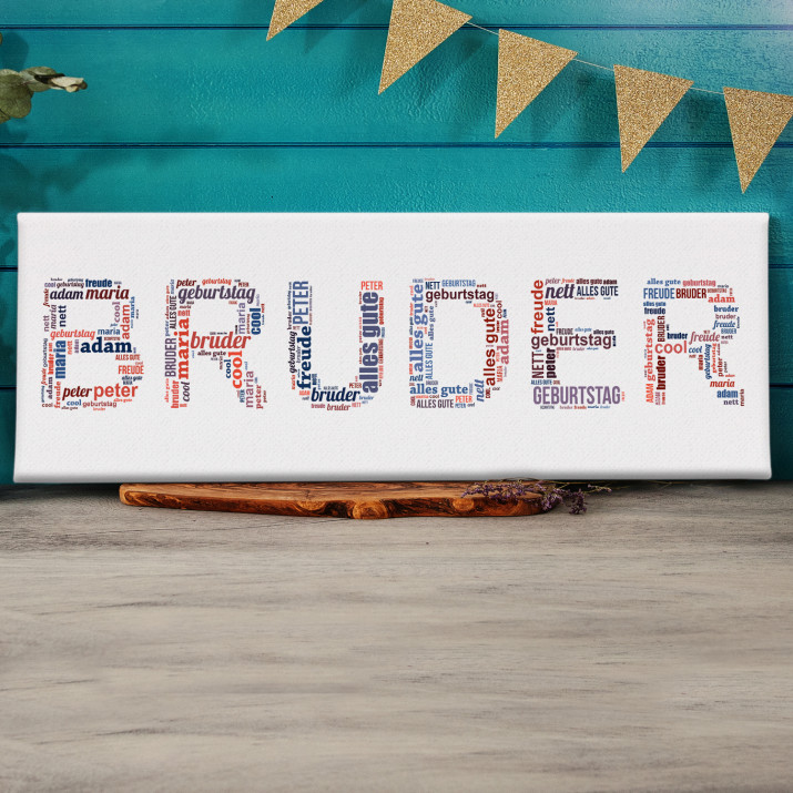 Bruder - Wortbild Bruder - Wortbild