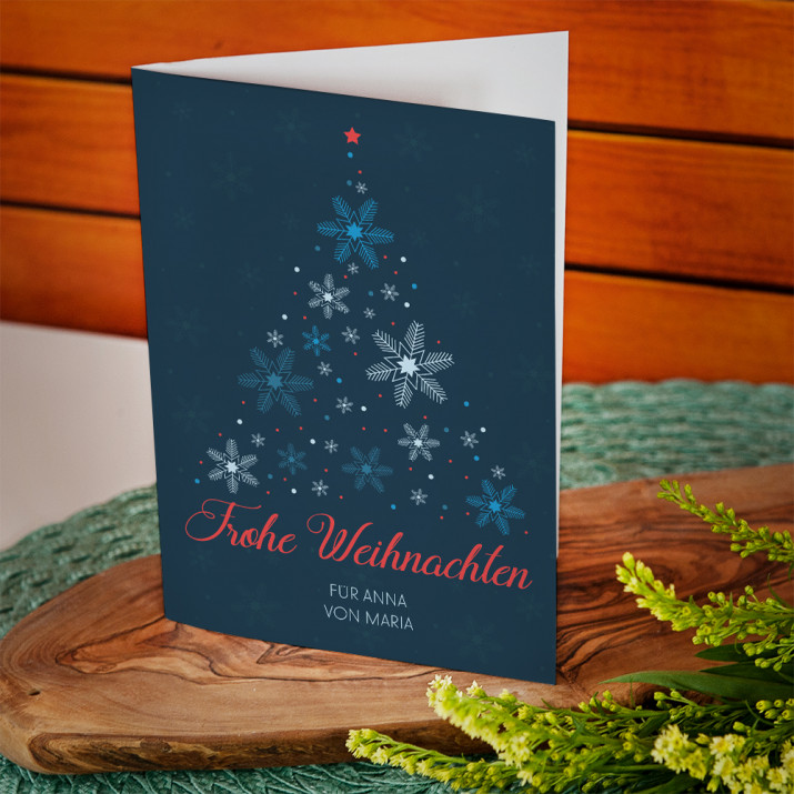 Weihnachstbaum - Glückwunschkarte