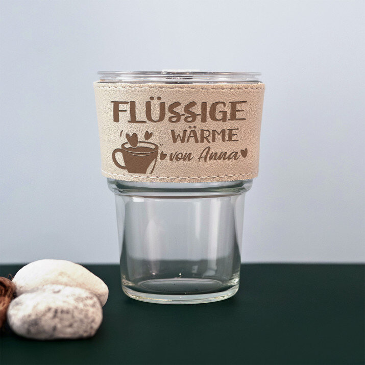 Flüssige wärme - Glasbecher