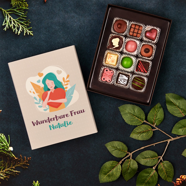 Wunderbare Frau - Belgische Pralinen