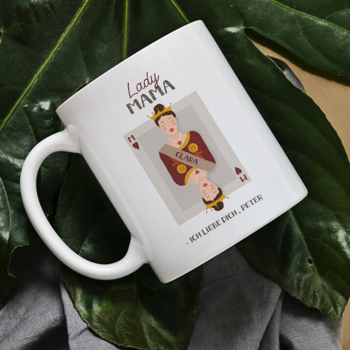 Lady Mama - personalisierte Tasse