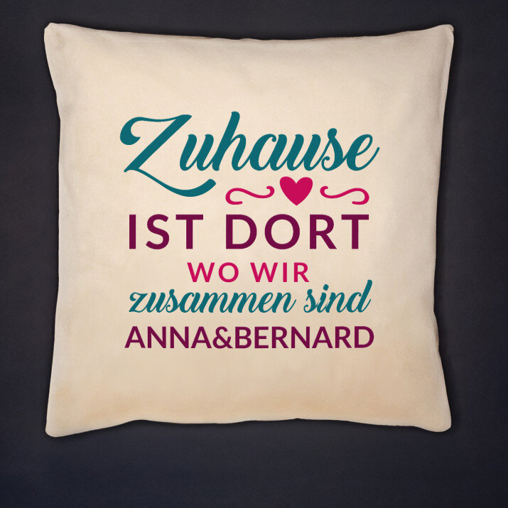 Zuhause ist dort - Kissen
