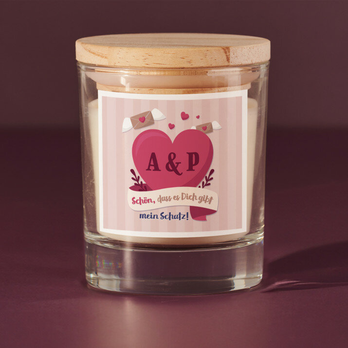 Schön, dass es Dich gibt, mein Schatz - Duftkerze