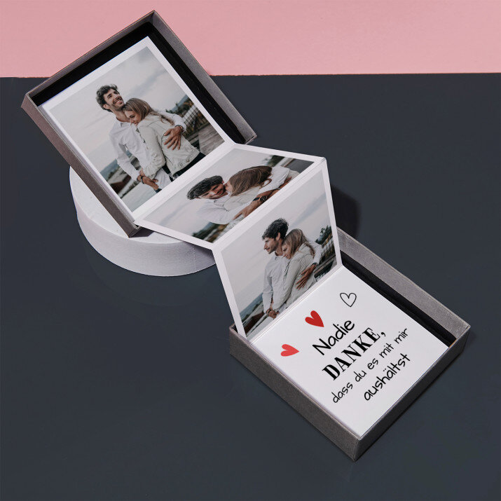 Danke, dass du es mit mir aushältst - Foto-Set