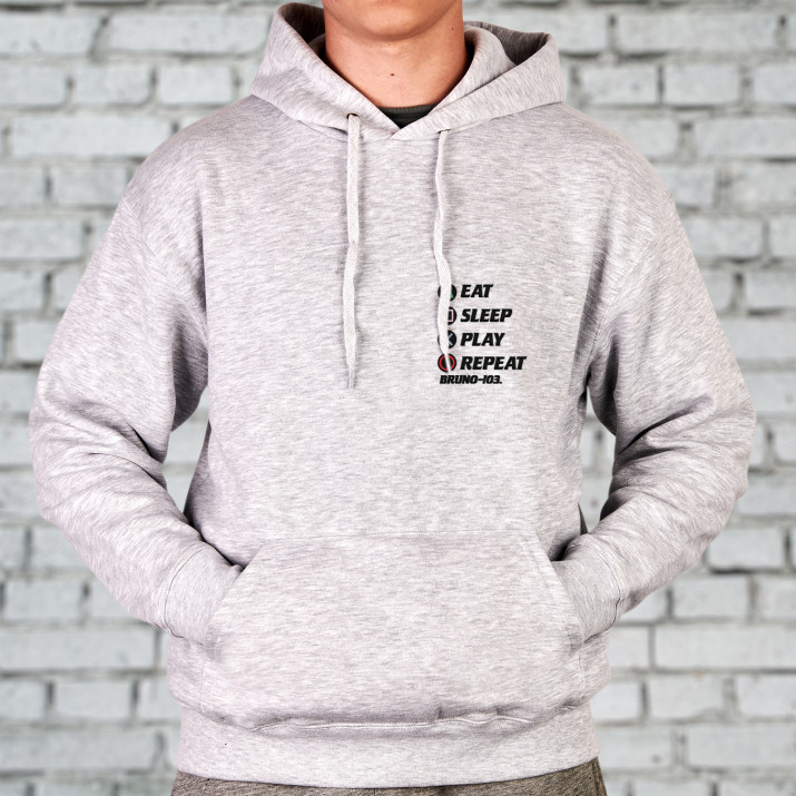 Eat, sleep, play - Herren Kapuzenpullover