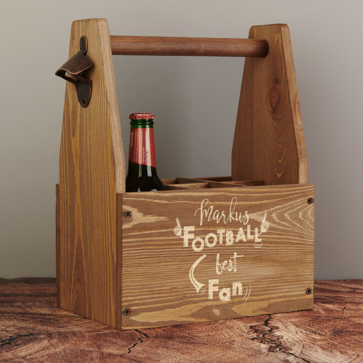 Football best Fan - Flaschenträger