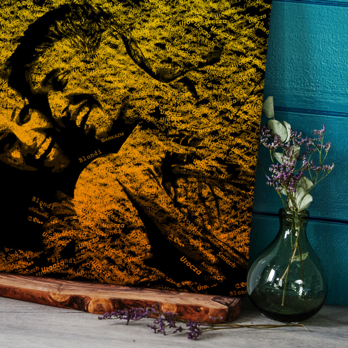 Gold On Black - Leinwandbild