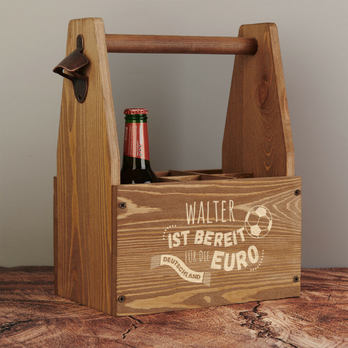 Bereit für die Euro - Flaschenträger