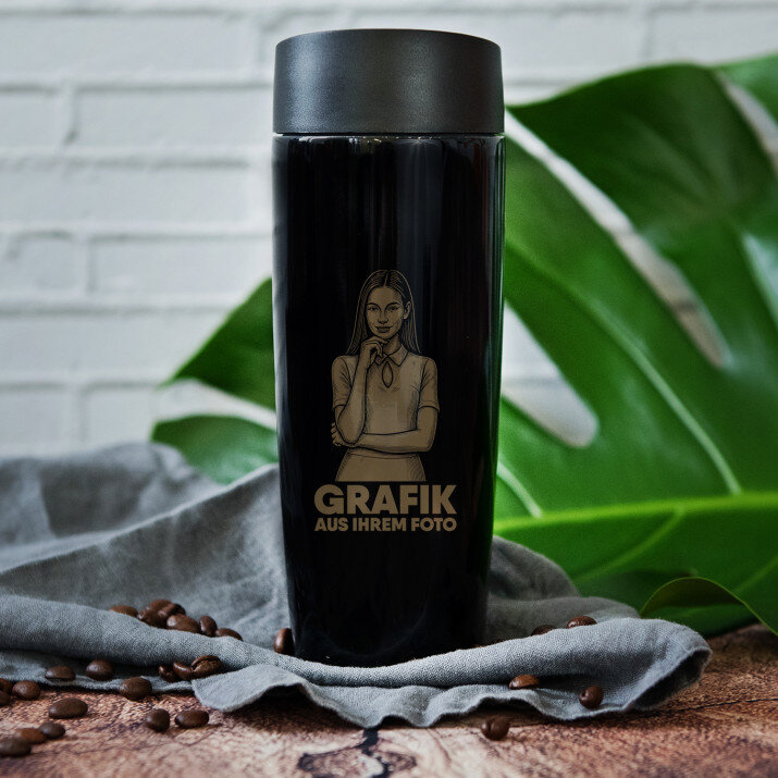 Grafik aus Ihrem Foto - Thermobecher