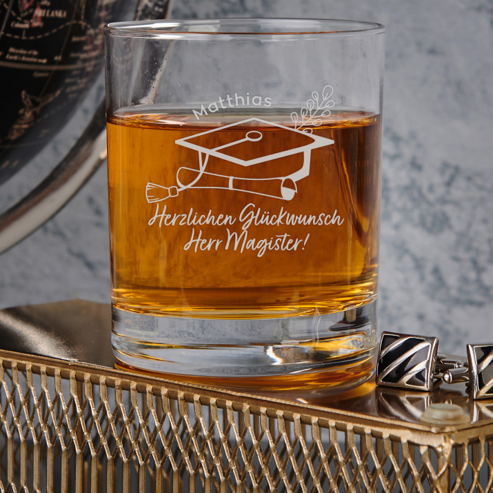Herzlichen Glückwunsch Magister - Whiskyglas Herzlichen Glückwunsch Magister - Whiskyglas