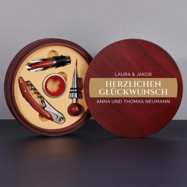 Herzlichen Glückwunsch - Weinset