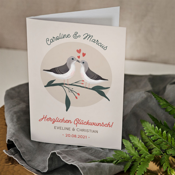 Herzlichen Glückwunsch - Glückwunschkarte