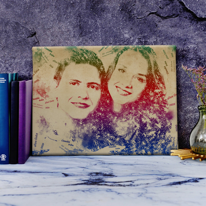 Grunge - Leinwandbild