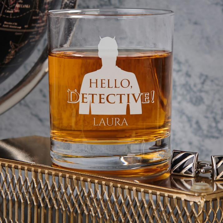 Hello detective - Whiskyglas