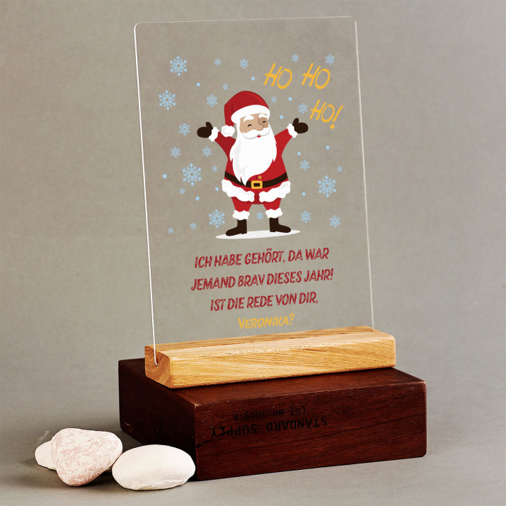 Ho ho ho - Druck auf Acrylglas Ho ho ho - Druck auf Acrylglas