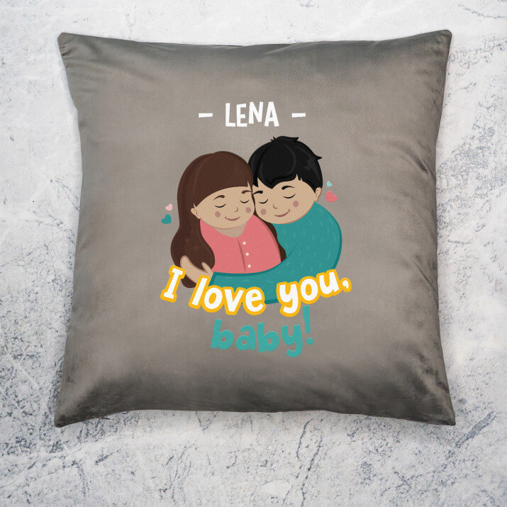 I love you, baby - Kissen