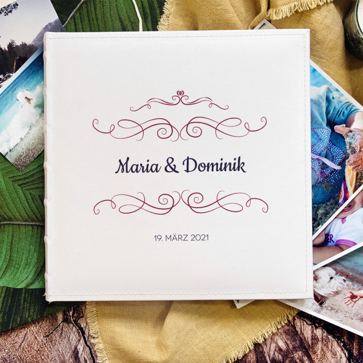 Namen + Datum - personalisiertes Fotoalbum