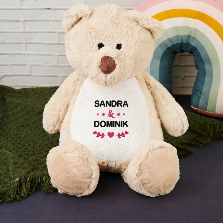 Namen - Maskottchen mit Stickerei