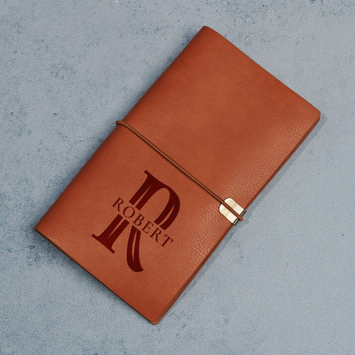 Initiale name - Retro Notizbuch Initiale name - Retro Notizbuch