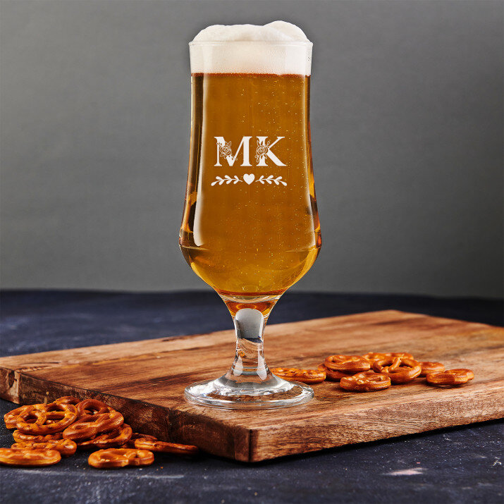 Initialen floral - Biertisch