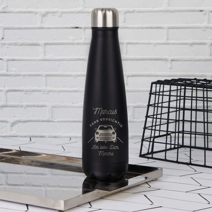 Fahr vorsichtig - Wasserflasche 500 ml