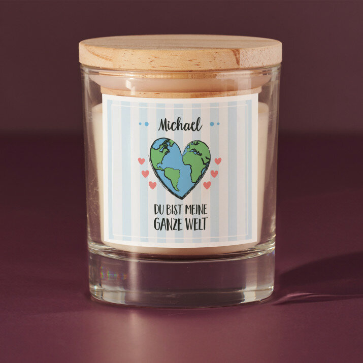 Ganze Welt - Duftkerze