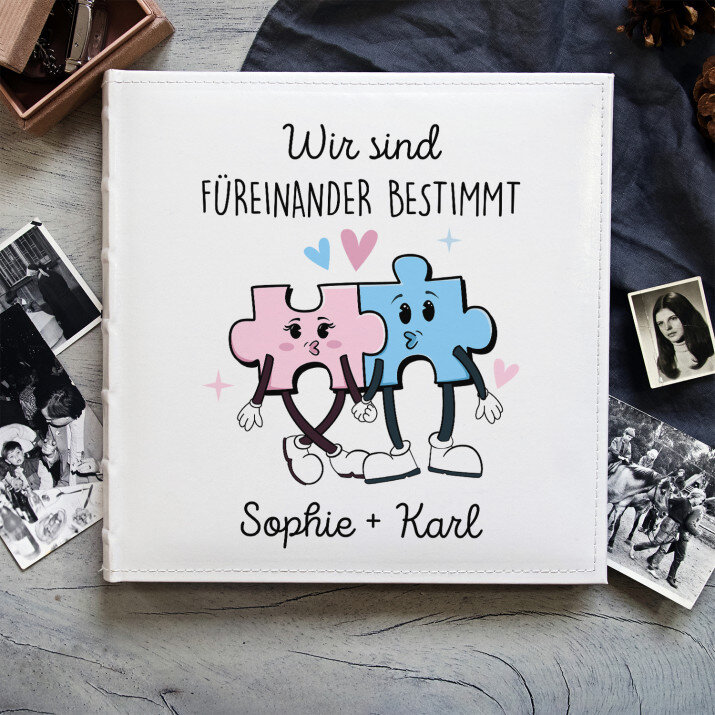 Wir sind füreinander bestimmt - personalisiertes Fotoalbum