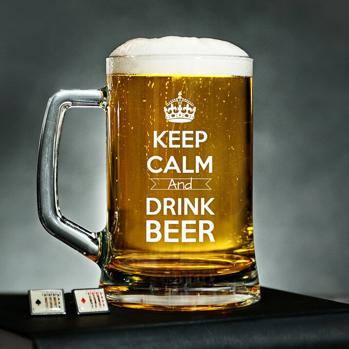 Keep Calm And Drink Beer - Bierkrug