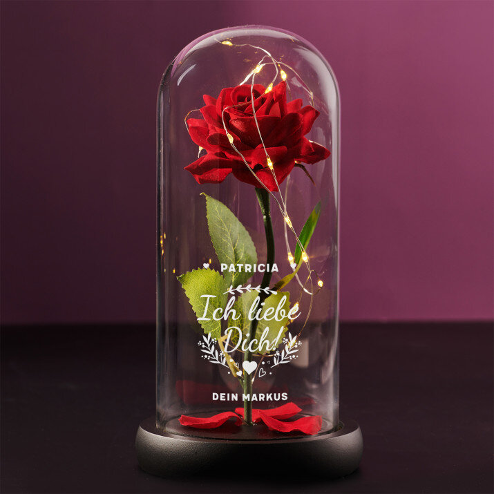 Ich liebe dich 2 - Ewige Rose Im Glas Ich liebe dich 2 - Ewige Rose Im Glas