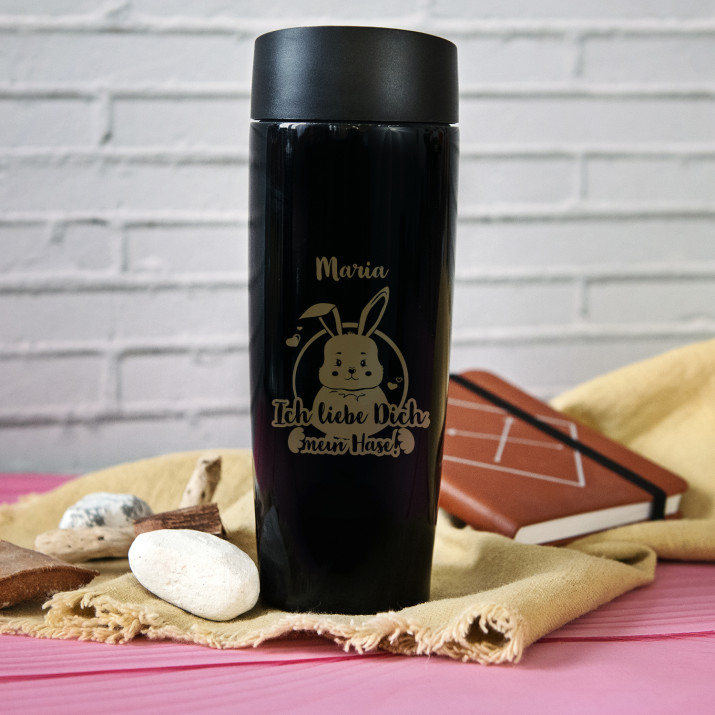Ich liebe Dich, Mein Hase - Thermobecher