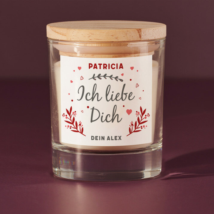 Ich liebe Dich - Duftkerze