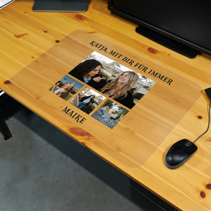 Freundinen Collage - Schreibtischunterlage