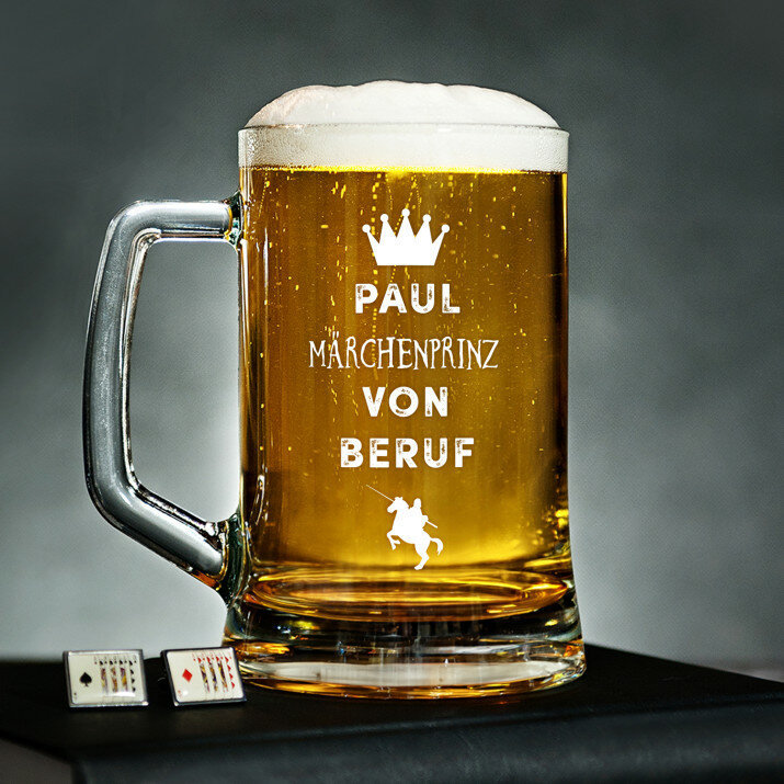 Märchenprinz - Personalisierter Bierkrug