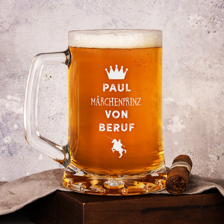 Märchenprinz - Personalisierter Bierkrug