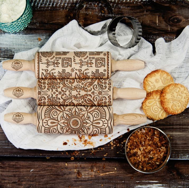 Kulturen der Welt - Set: 3 MINI Teigrollen Kulturen der Welt - Set: 3 MINI Teigrollen