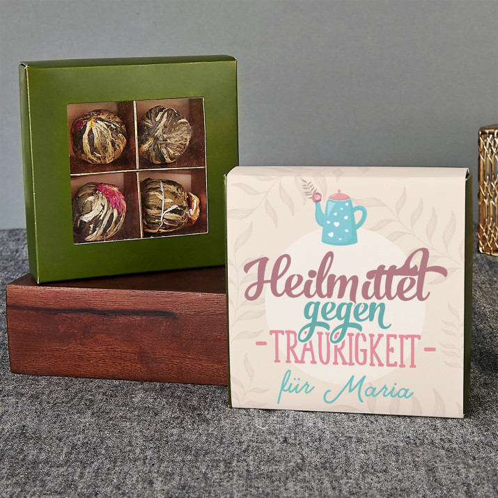 Heilmittel gegen Traurigkeit - Blühender Tee Heilmittel gegen Traurigkeit - Blühender Tee