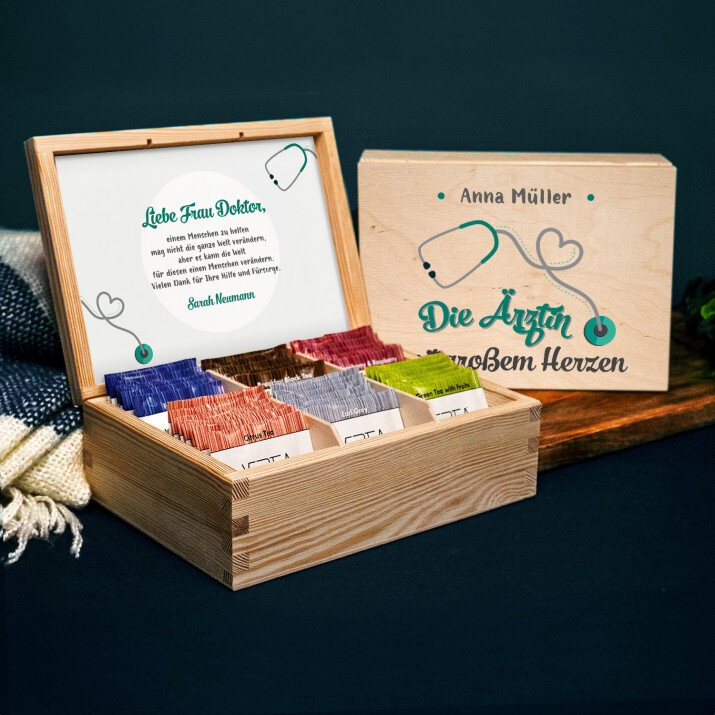 Ärztin mit großem Herzen - Teebox Ärztin mit großem Herzen - Teebox