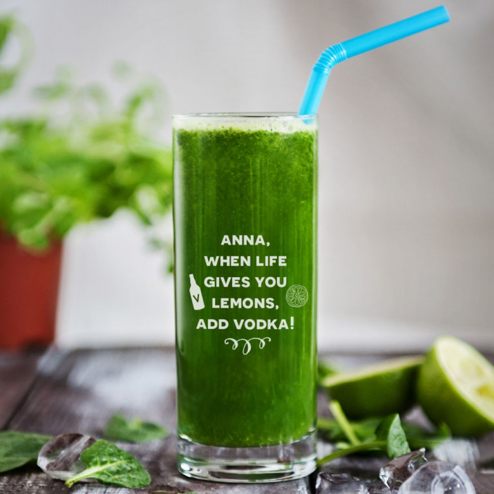 Lemons - Longdrinkglas mit Gravur