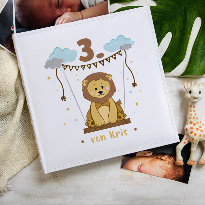 Löwe - personalisiertes Fotoalbum