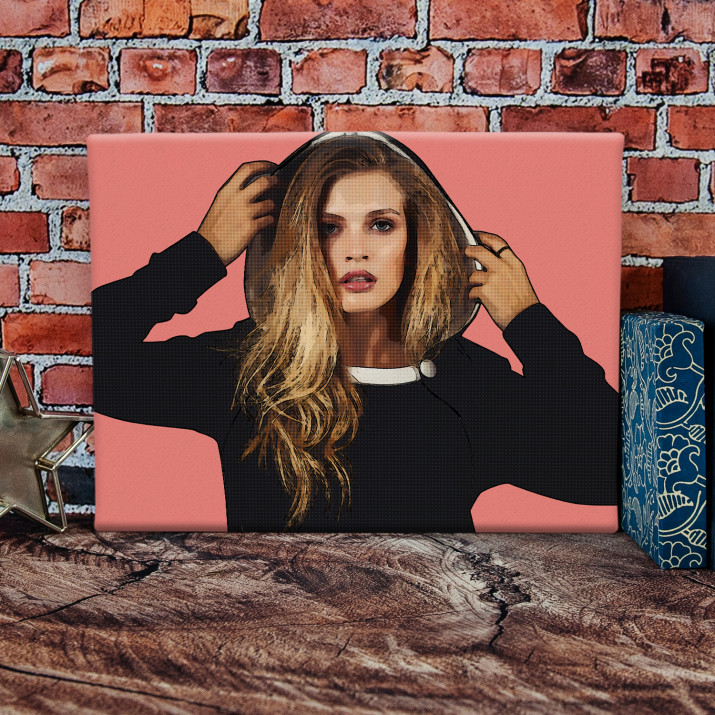 Lichtenstein - Leinwandbild