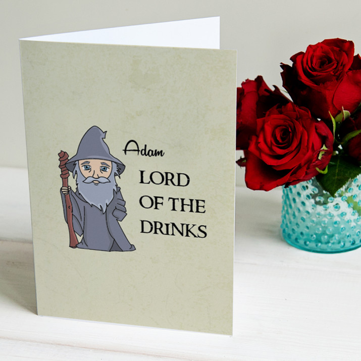 Lord of the Drinks - Glückwunschkarte