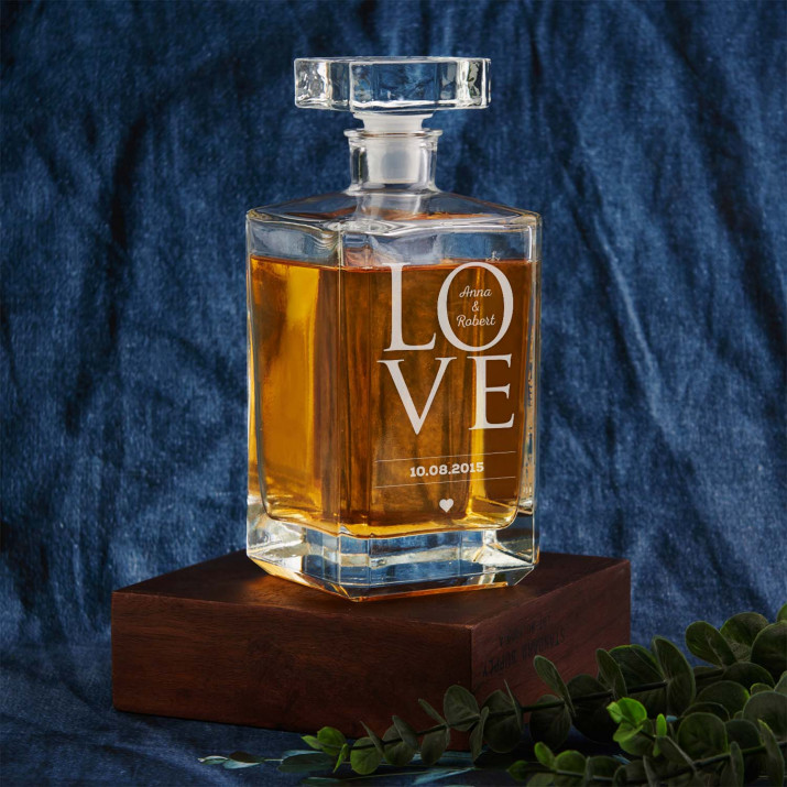 Love together - Whiskykaraffe mit Gravur 0,7L Love together - Whiskykaraffe mit Gravur 0,7L