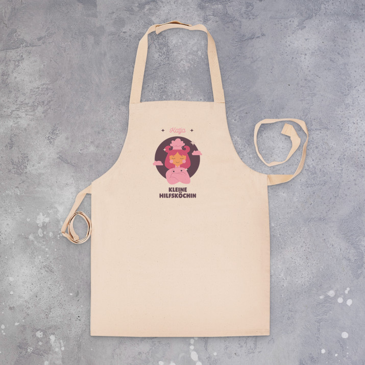 Kleine Hilfsköchin - Kochschürze für Kinder