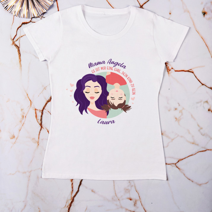 Es ist mir eine Ehre, dein Kind zu sein - T-Shirt mit Aufdruck für Damen