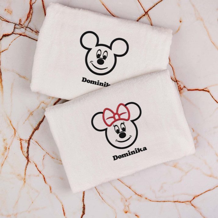 Miki und Mini Mouse - Handtücher-Set