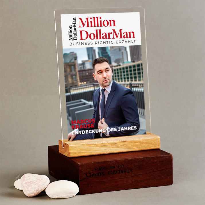 Million dollar man - Druck auf Acrylglas